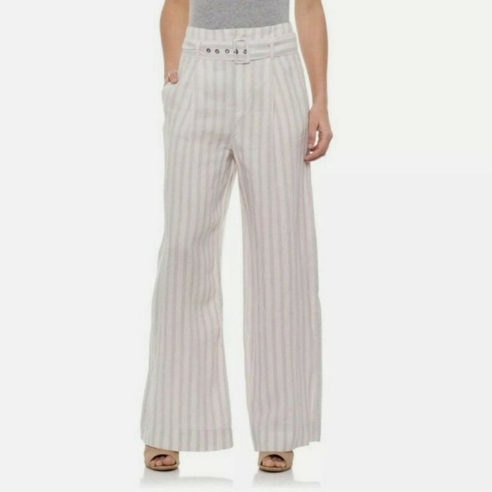Rachel Zoe Stripped Wide Leg Pant.